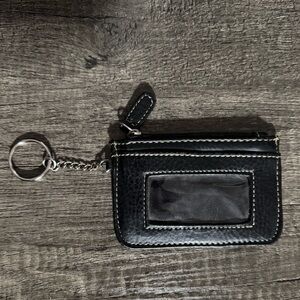 Black Card Holder Keychain